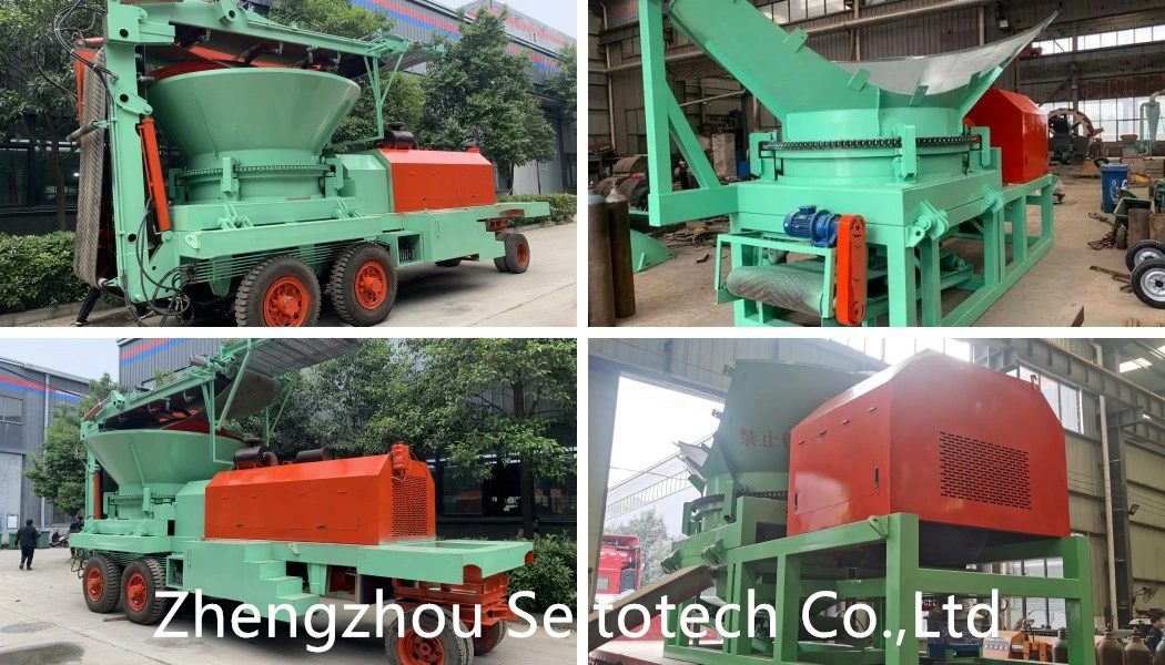 Electric Power Fixed Drum Disc Wood Crusher Wood Chipper Model