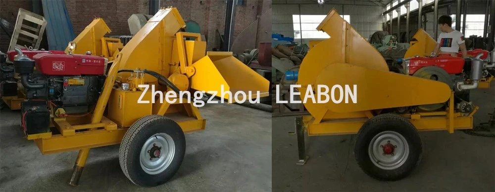 10 Inch Wood Log Chipper Disc Type Wood Chipper Shredder Wood Pellet Chipper