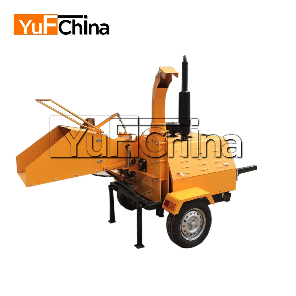 40HP Wood Chipper Mobile Diesel Engine Crusher Shredder Machine