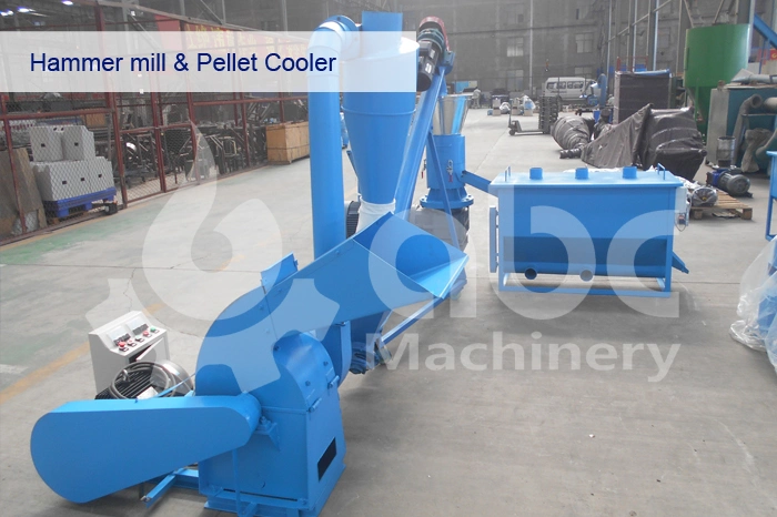 5-6ton CE Approved Farm Use Flat Die Biomass Pellet Making Mill