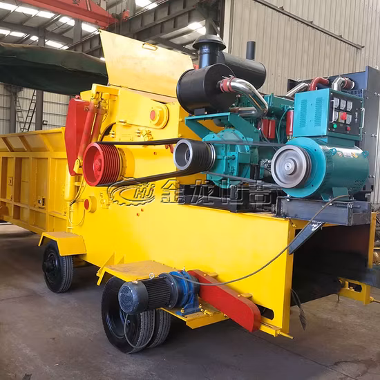12-Zoll-hydraulischer Trommelhacker, Holzzerkleinerer, Baumzerkleinerer