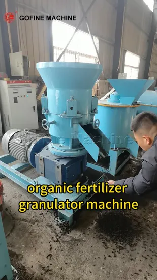 Pelletmühle für organische Düngemittel mit Flachmatrize