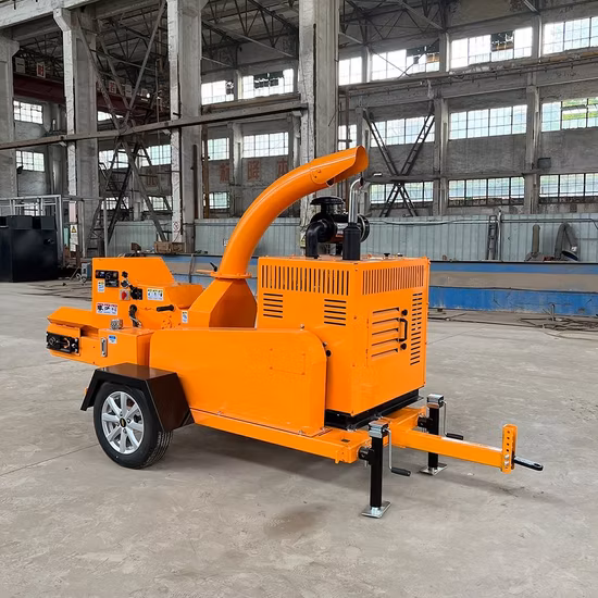 40 PS Holzhacker, mobile Dieselmotor-Zerkleinerungsmaschine