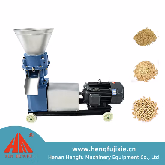 Heiße verkaufende Flachmatrizen-Pelletmühle für Hühner-/Enten-/Kaninchen-/Gänsefutter mit CE